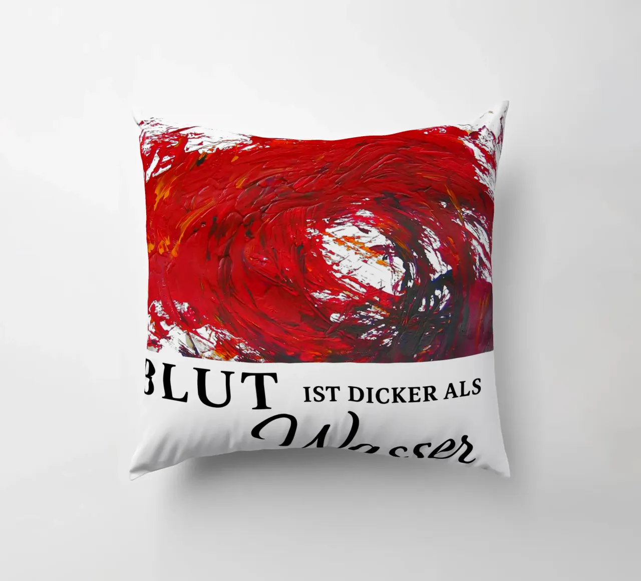 BLUT IST DICKER ALS WASSER cuscino da Vintage Van Gogh