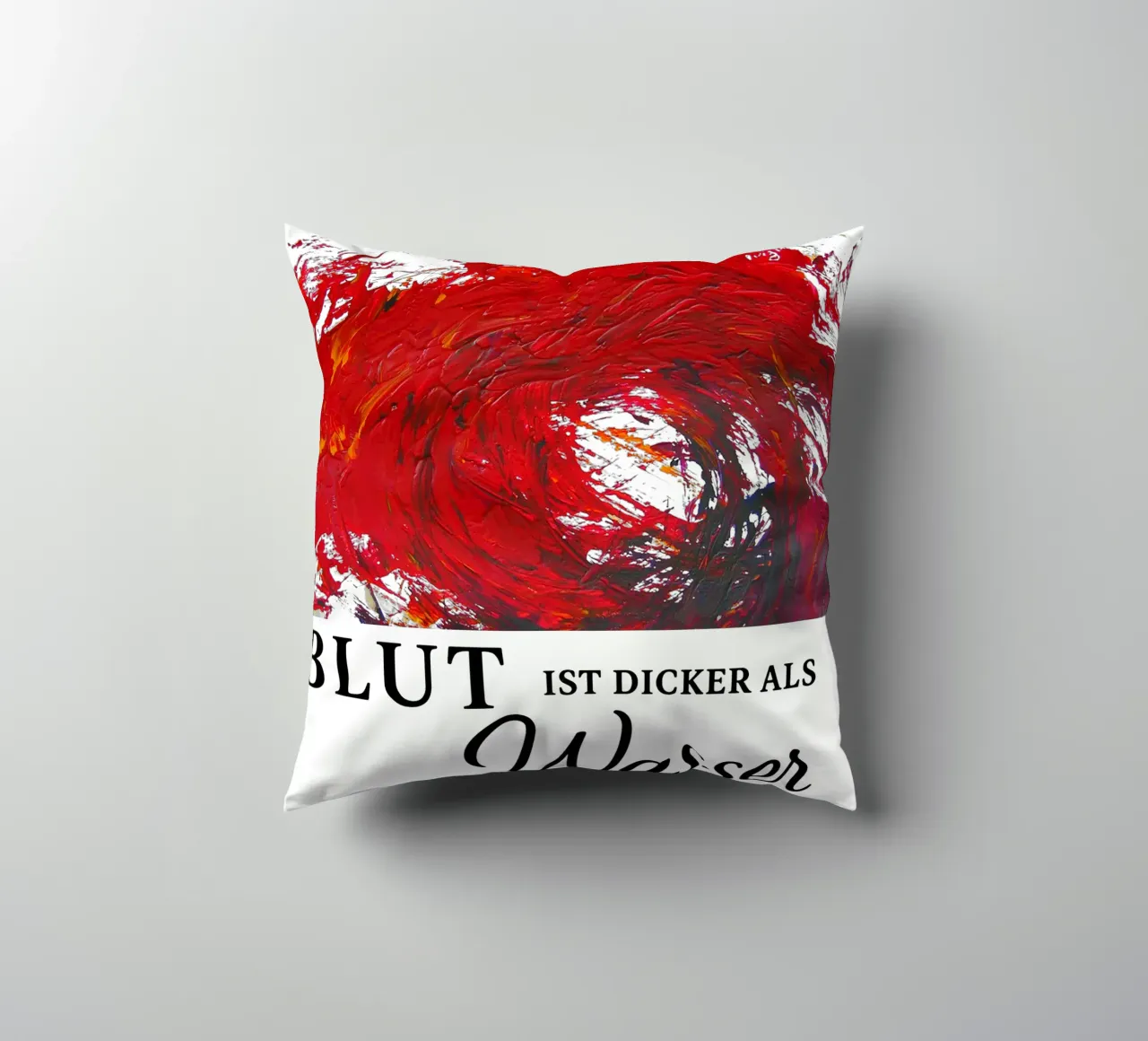 BLUT IST DICKER ALS WASSER cuscino da Vintage Van Gogh