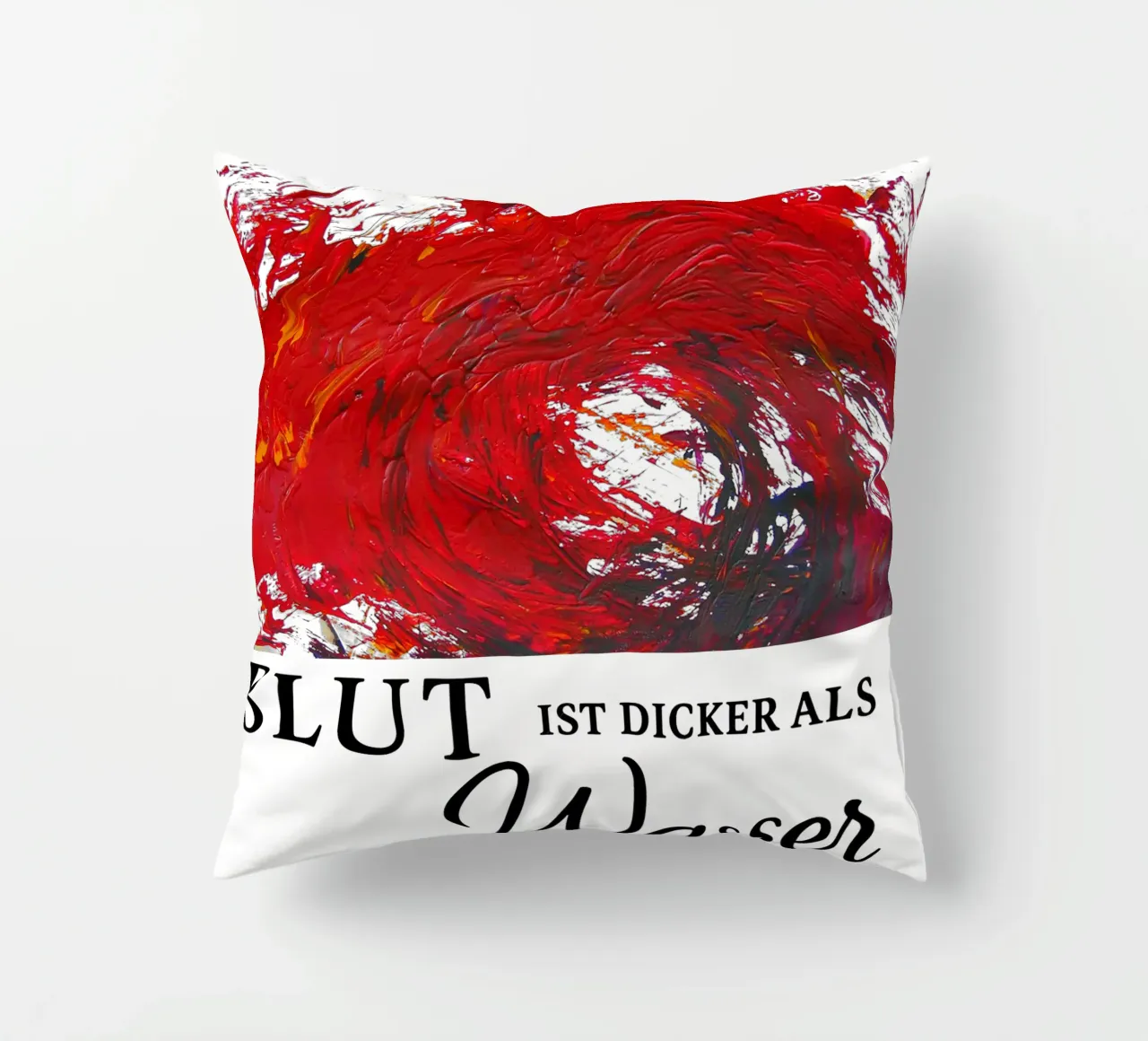 BLUT IST DICKER ALS WASSER cuscino da Vintage Van Gogh