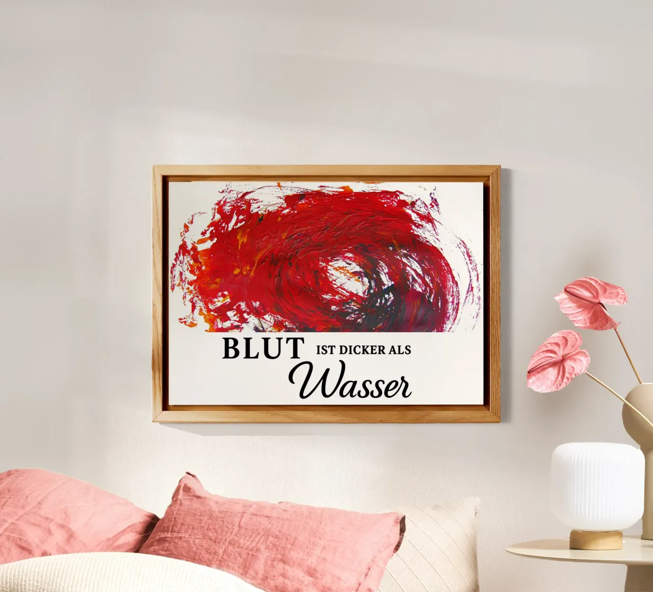 BLUT IST DICKER ALS WASSER alluminio dibond da Vintage Van Gogh