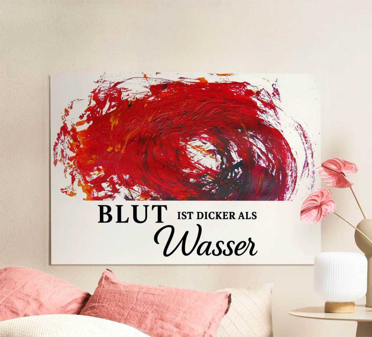 BLUT IST DICKER ALS WASSER carta hahnemühle da Vintage Van Gogh