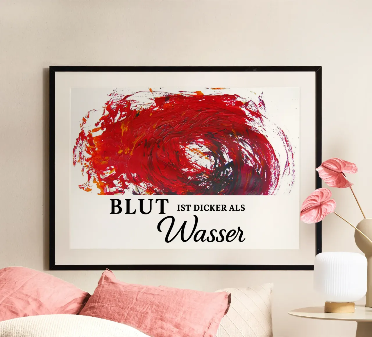 BLUT IST DICKER ALS WASSER carta hahnemühle da Vintage Van Gogh