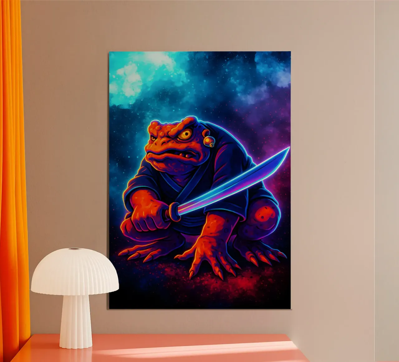 Soul Of Gamabunta poster con telaio in legno da DGSoulheroes