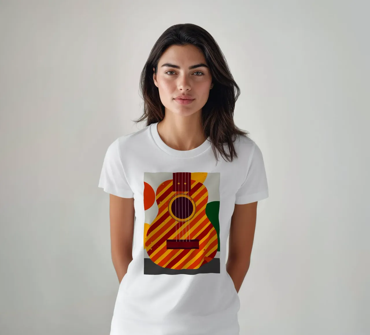 chitarra vettoriale t-shirt da Botania