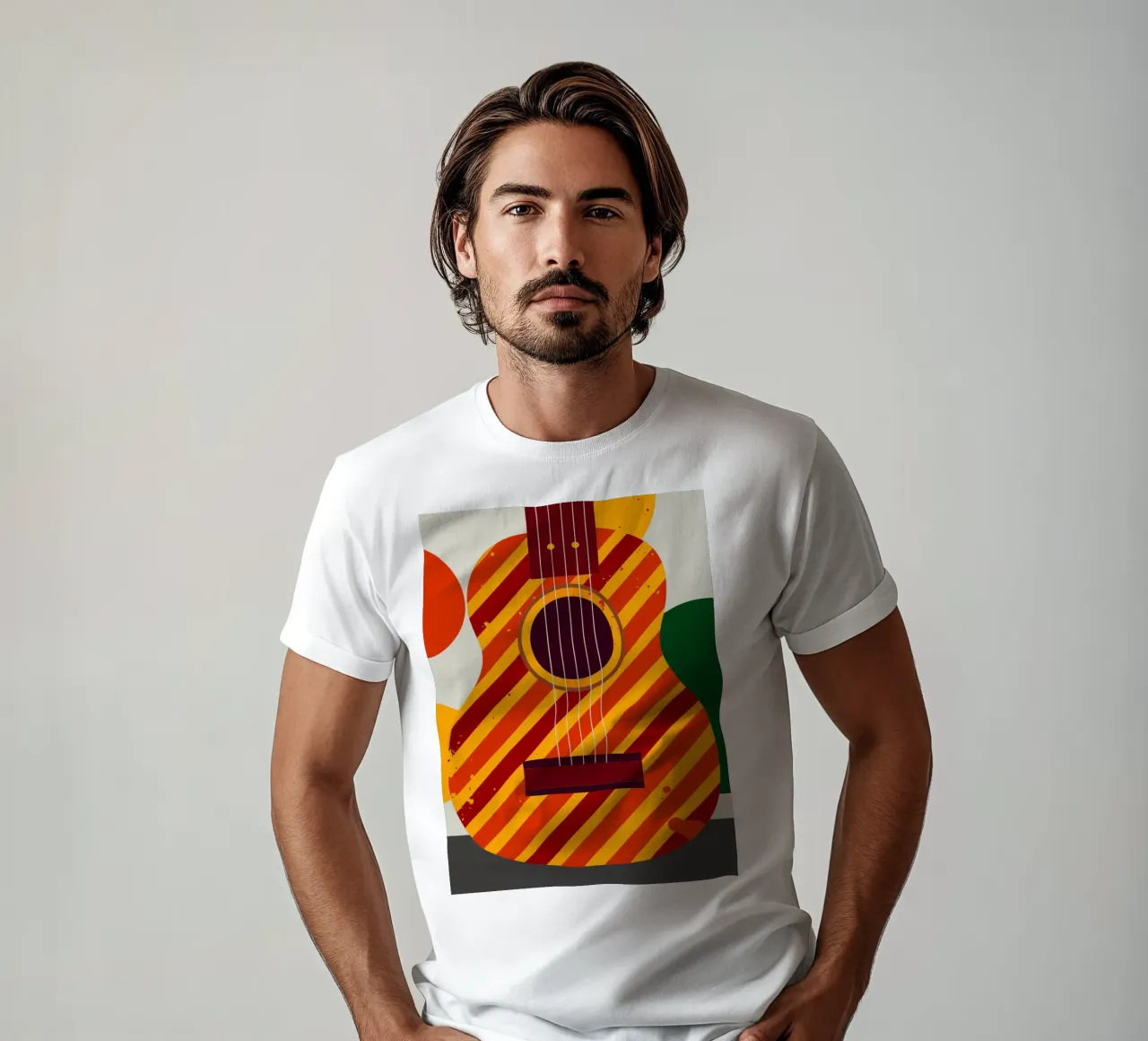 chitarra vettoriale t-shirt da Botania