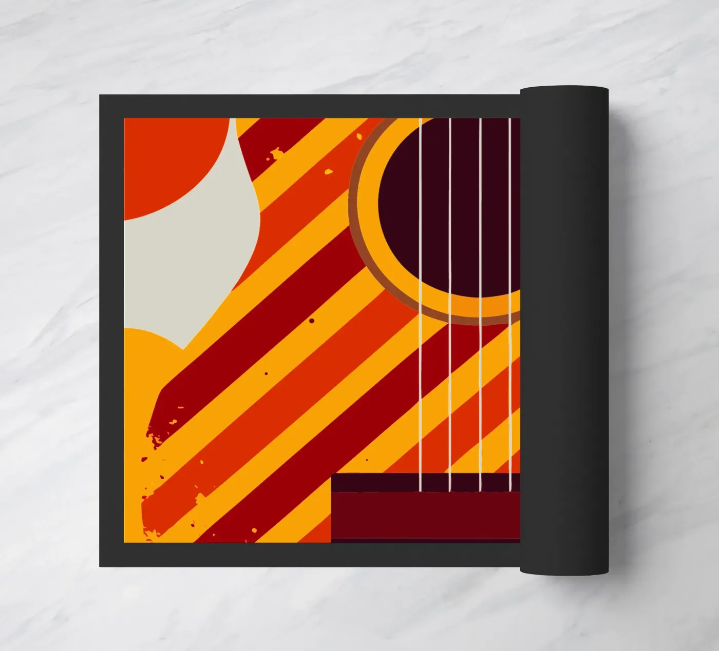 guitar vector Fußmatte von Botania