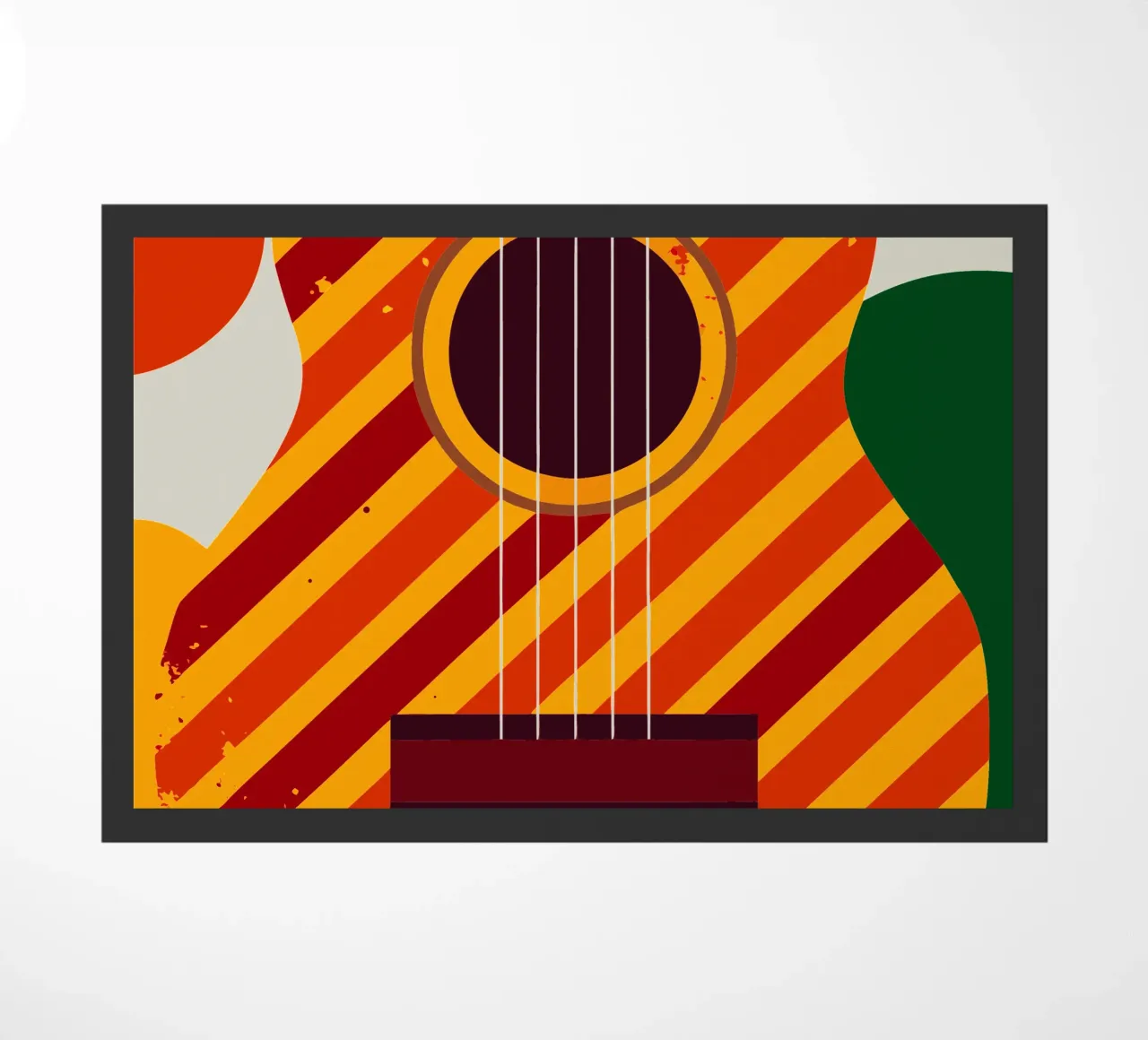 guitar vector doormat by Botania
