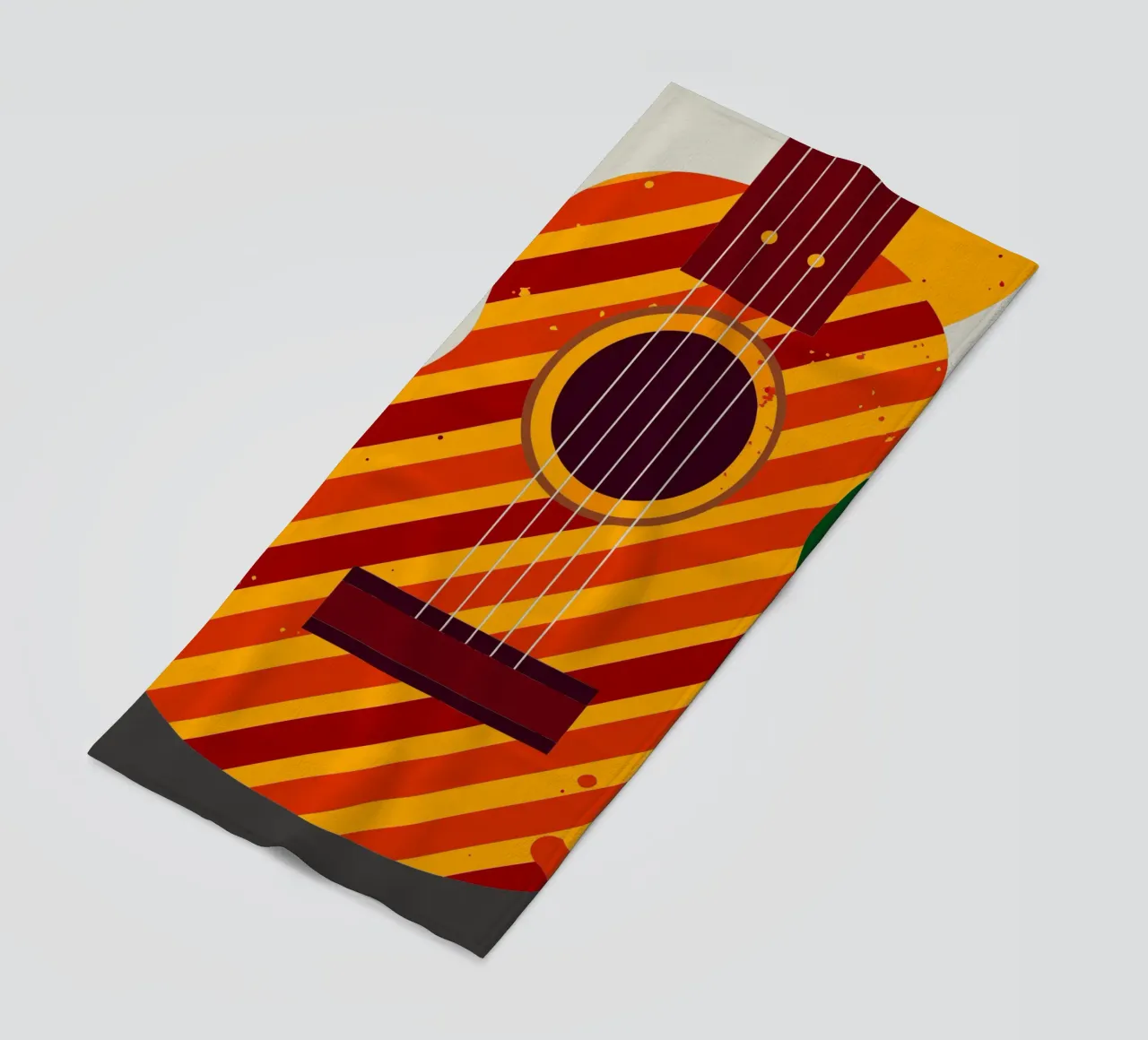 chitarra vettoriale telo mare da Botania