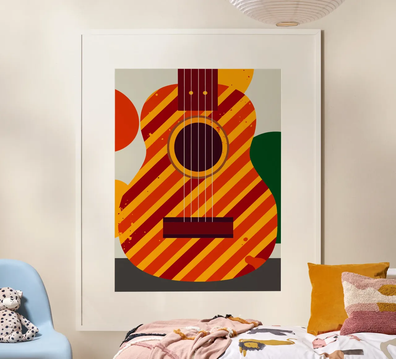 chitarra vettoriale poster da Botania