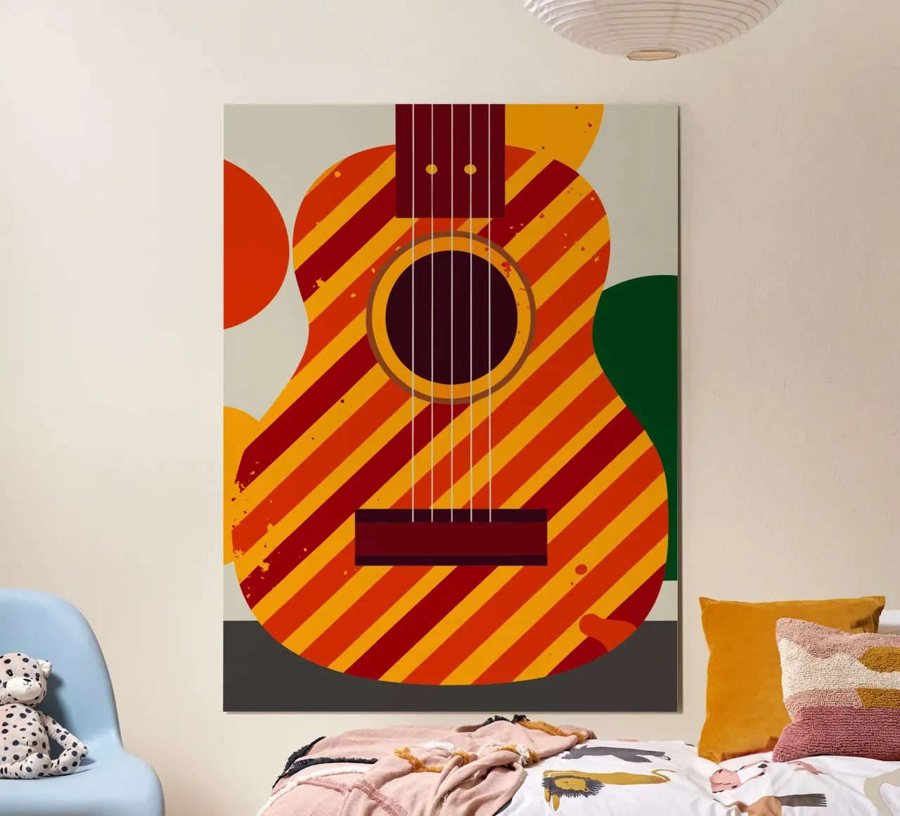 chitarra vettoriale poster da Botania