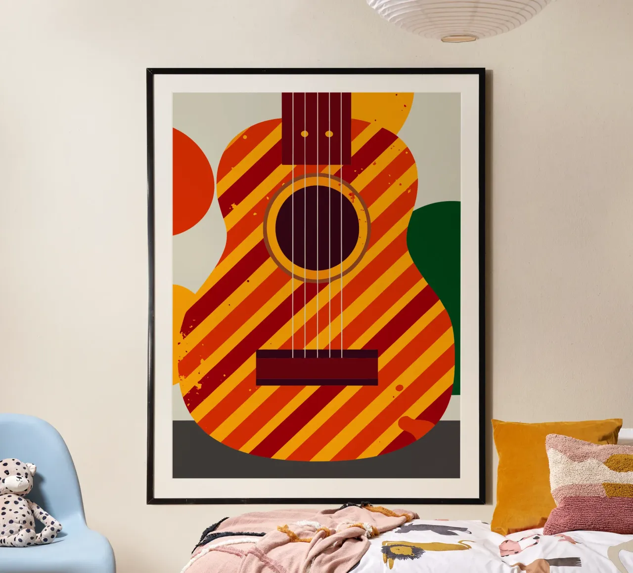 chitarra vettoriale poster da Botania
