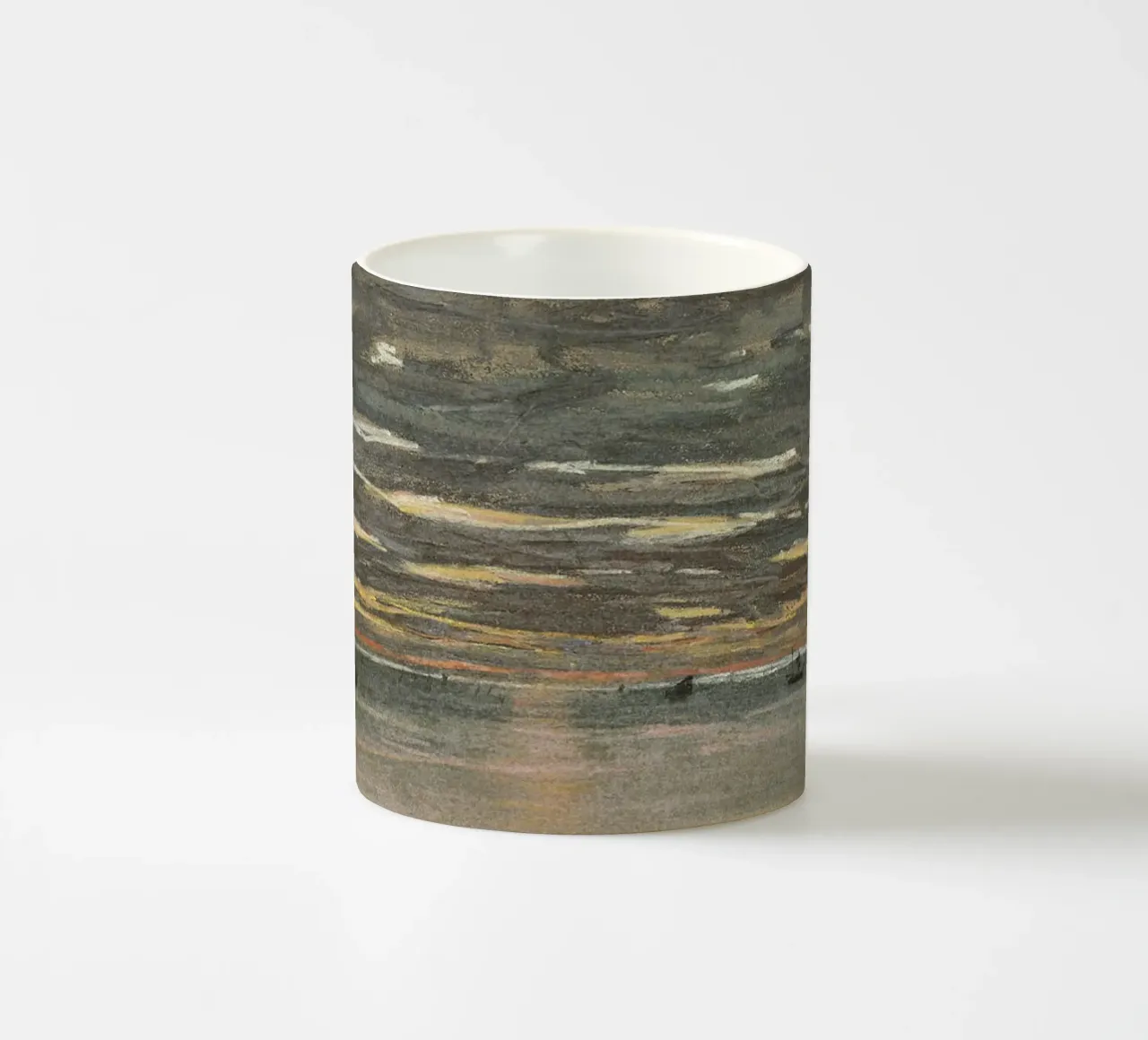 Tramonto in mare tazza in ceramica da RodneyArt