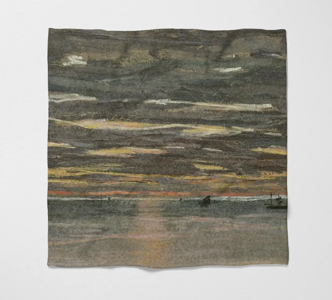 Tramonto in mare coperta in pile da RodneyArt
