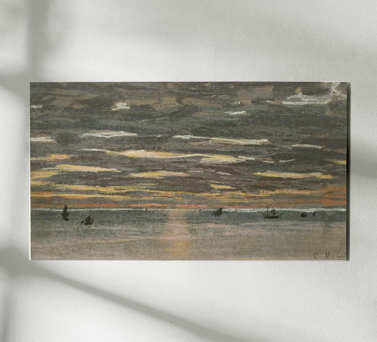 Tramonto in mare alluminio dibond da RodneyArt