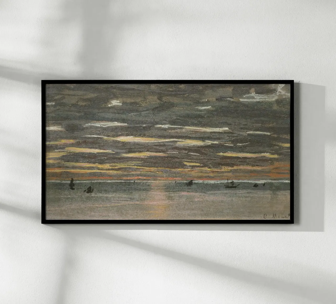Tramonto in mare carta hahnemühle da RodneyArt