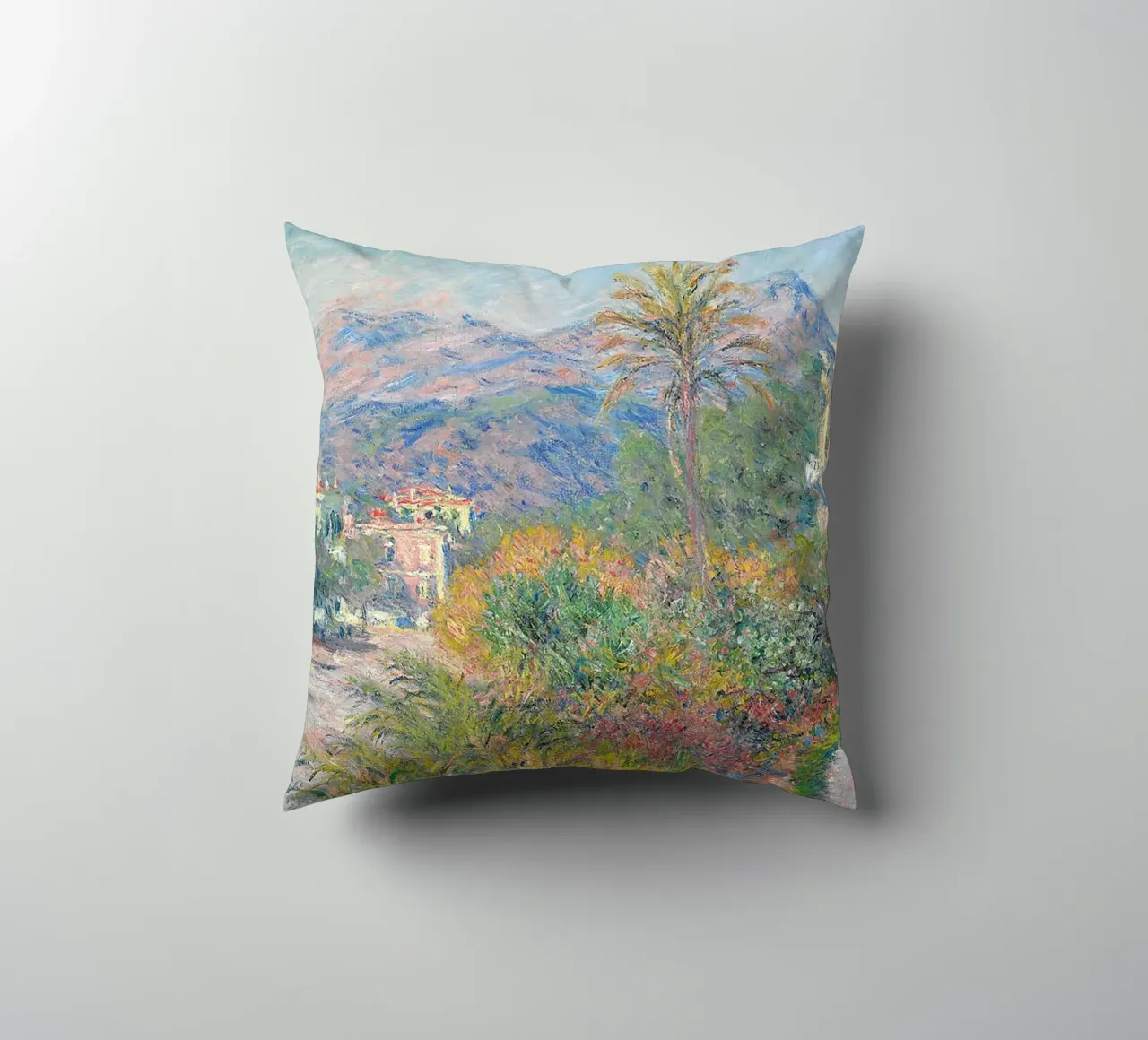 Strada romana di Bordighera cuscino da RodneyArt