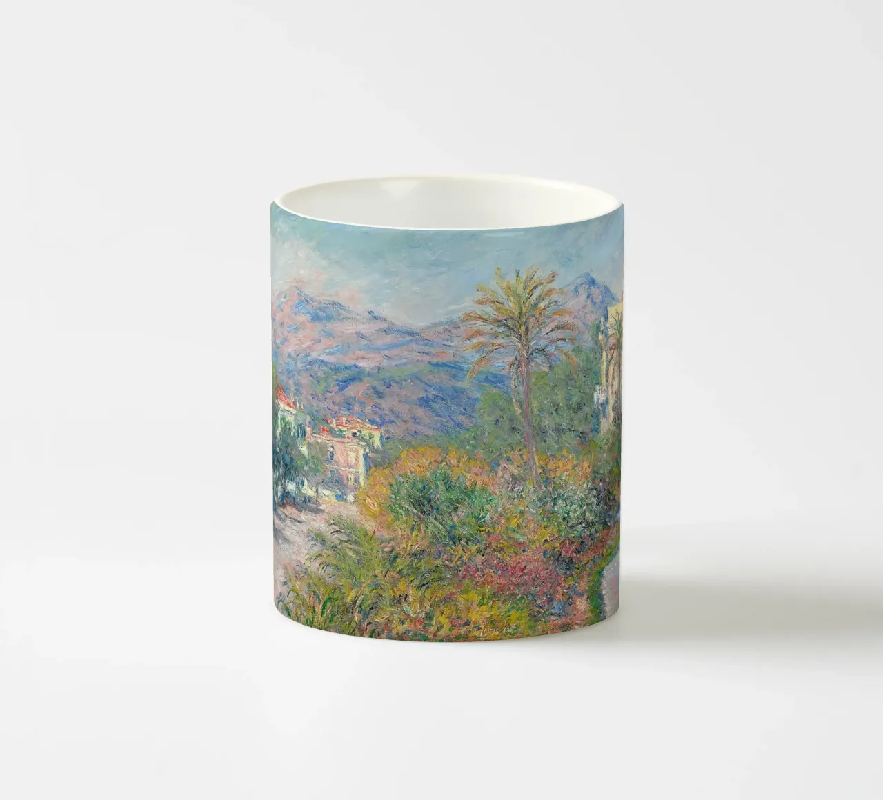 Strada romana di Bordighera tazza in ceramica da RodneyArt