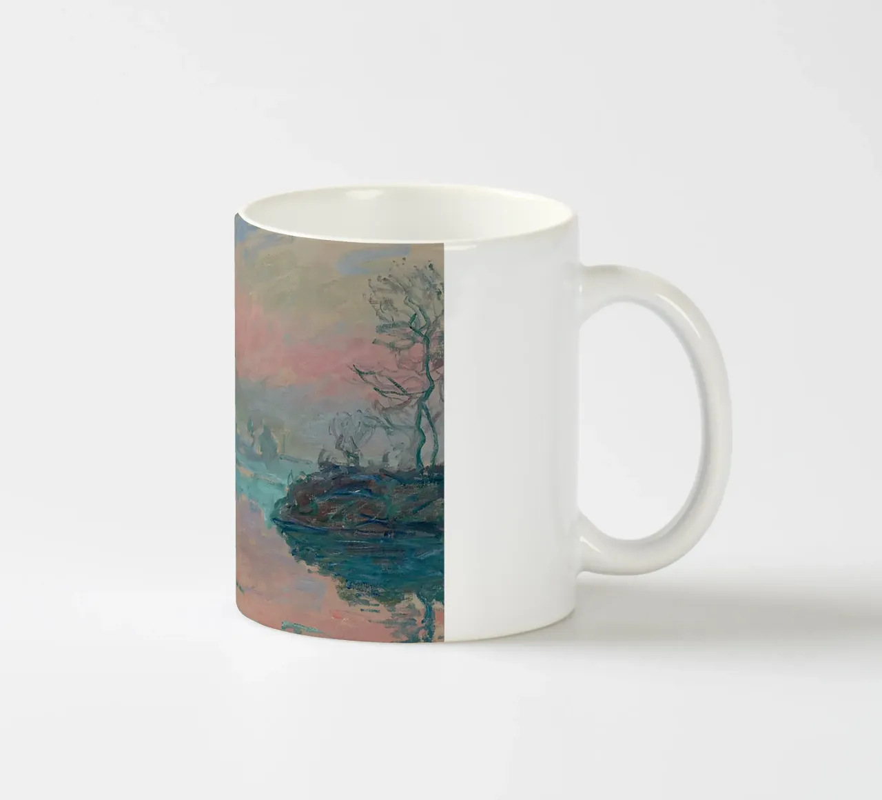 Tramonto a Lavacourt tazza in ceramica da RodneyArt