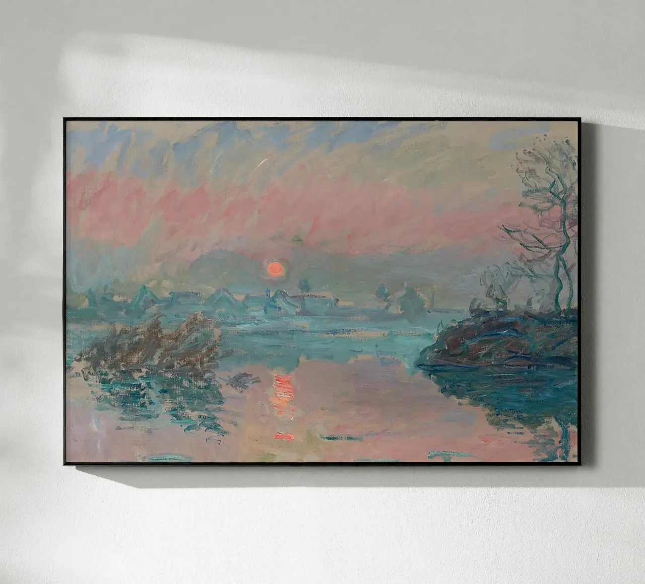 Tramonto a Lavacourt plexiglass da RodneyArt