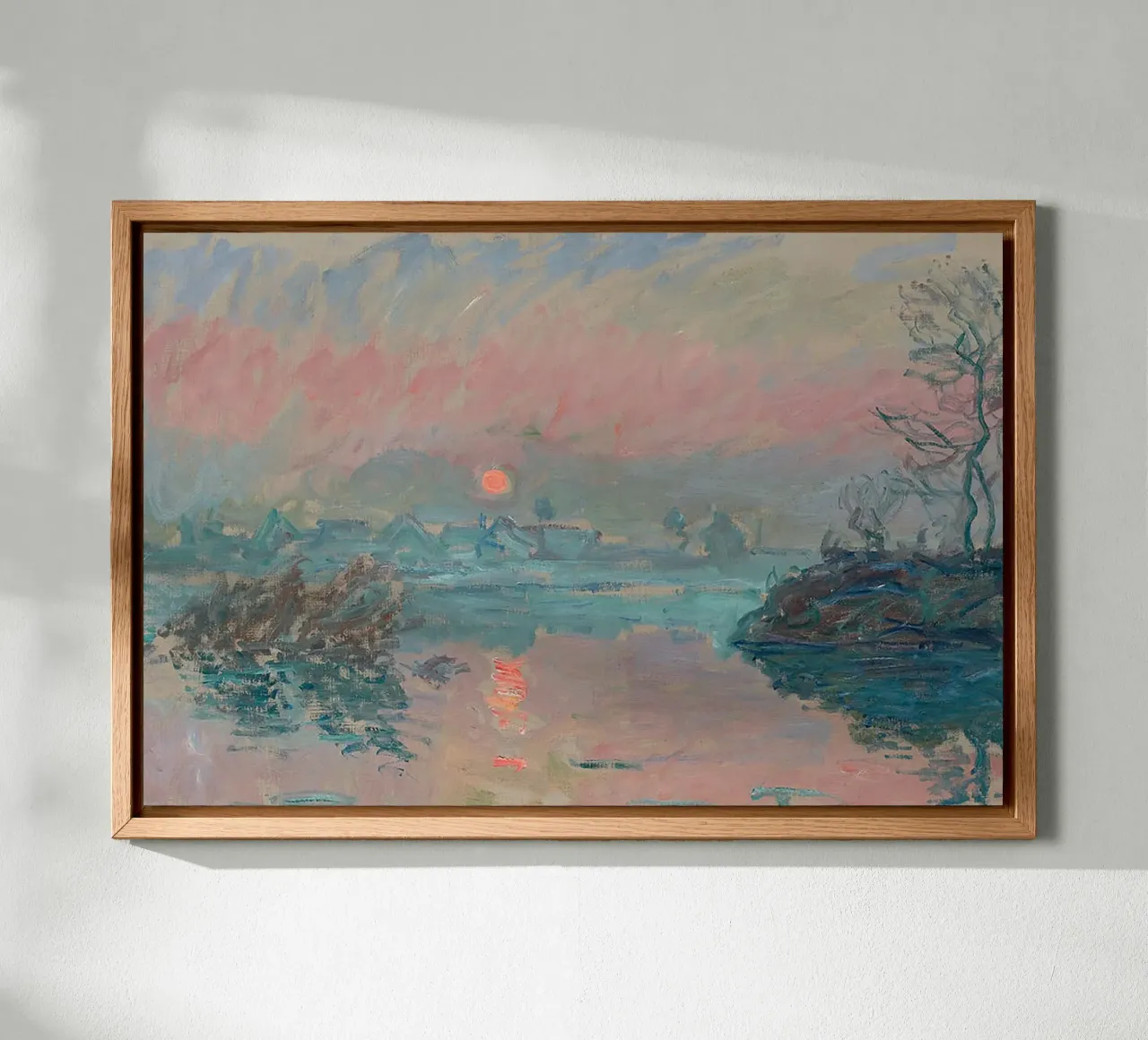 Tramonto a Lavacourt alluminio dibond da RodneyArt