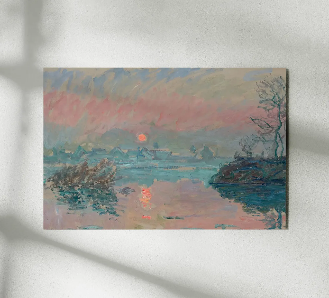 Tramonto a Lavacourt alluminio dibond da RodneyArt