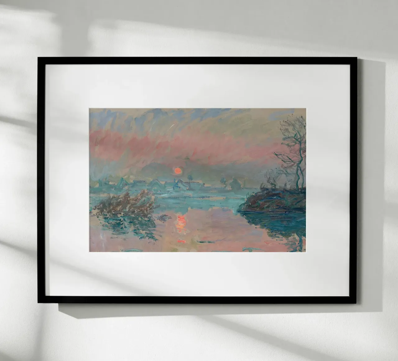Tramonto a Lavacourt carta hahnemühle da RodneyArt