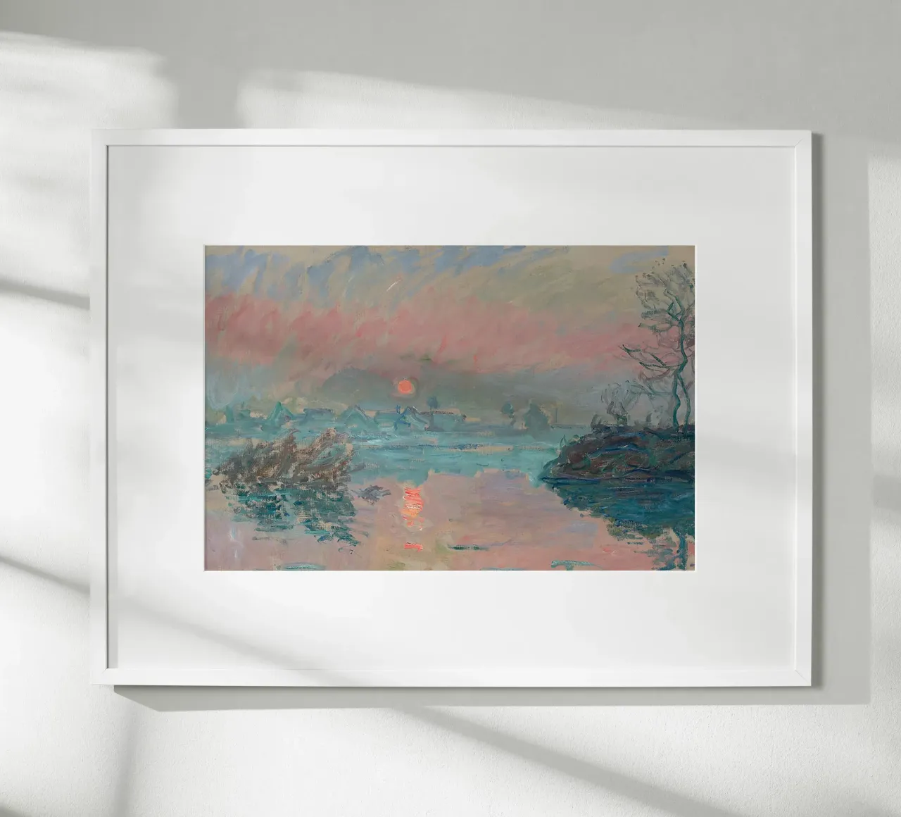 Tramonto a Lavacourt carta hahnemühle da RodneyArt