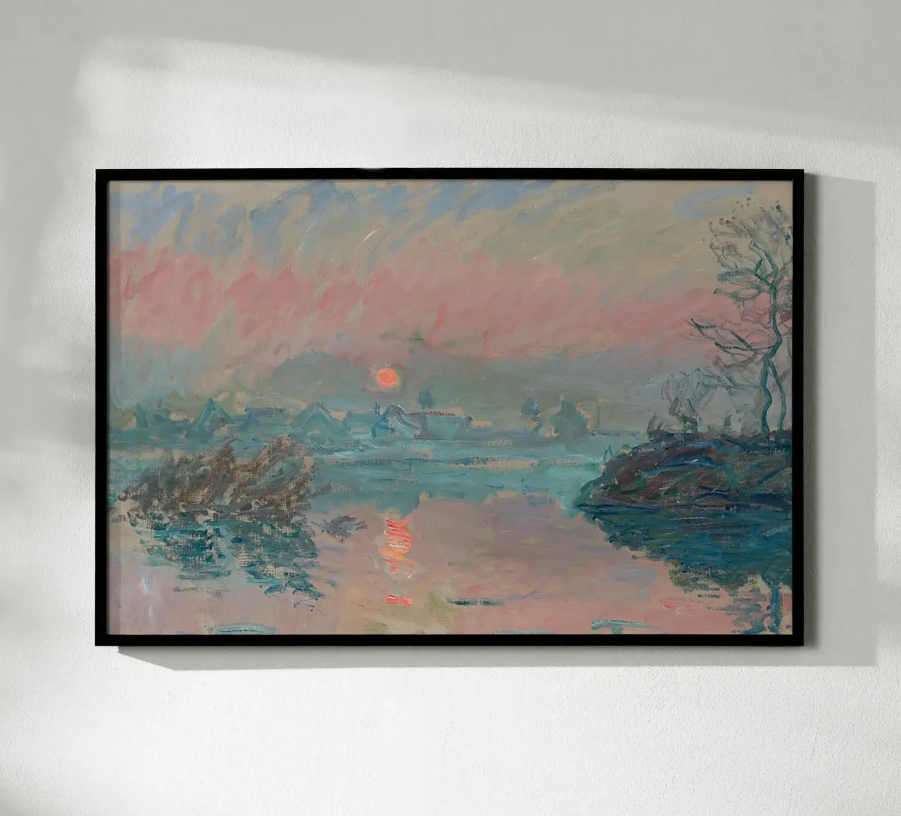 Tramonto a Lavacourt carta hahnemühle da RodneyArt