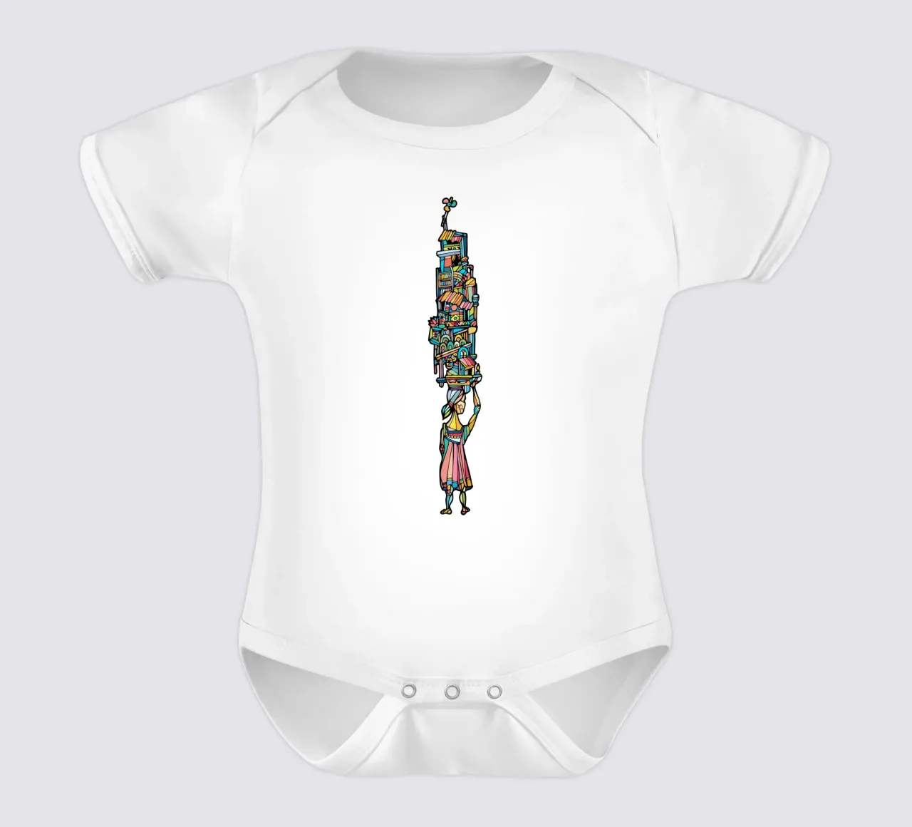 Flô short-sleeve baby romper by Ninhol