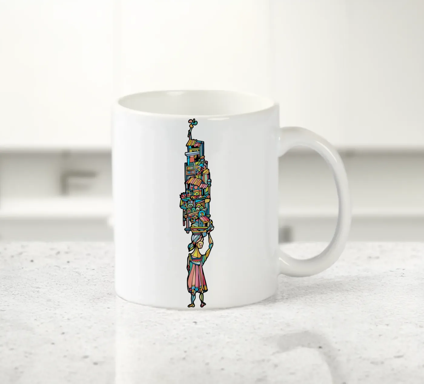 Flô ceramic mug by Ninhol