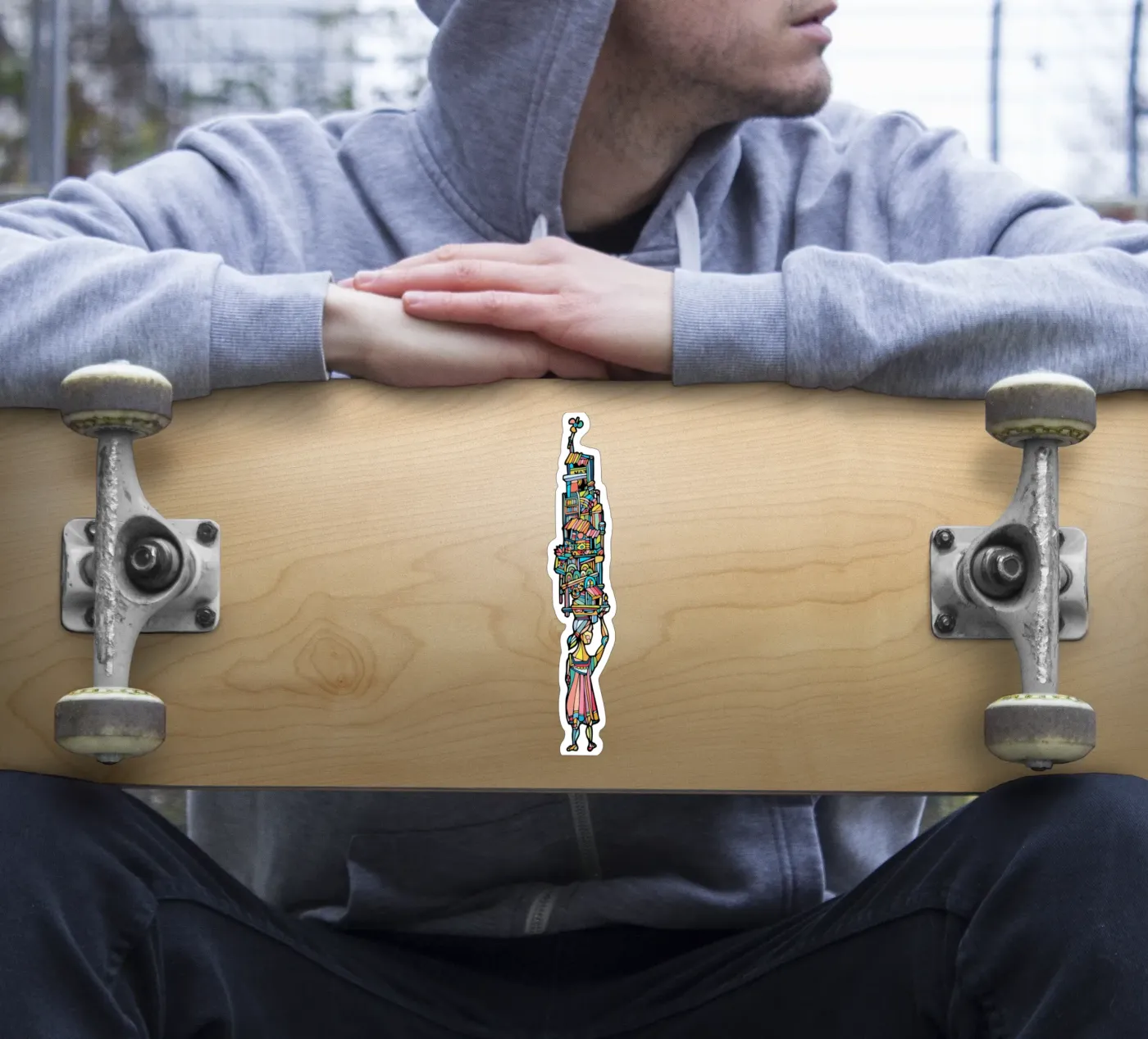 Flô sticker van Ninhol