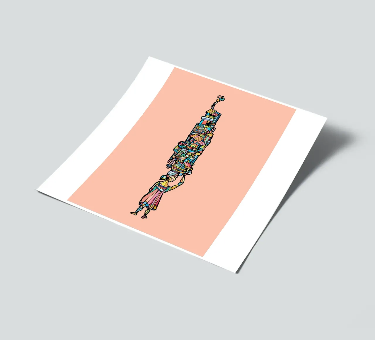 Flô stickervel van Ninhol