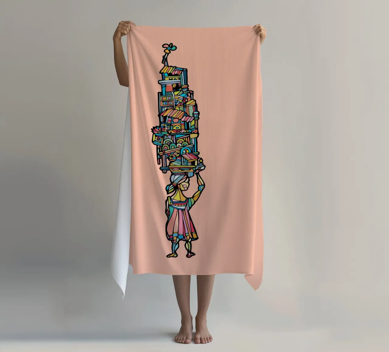 Flô strandhanddoek van Ninhol