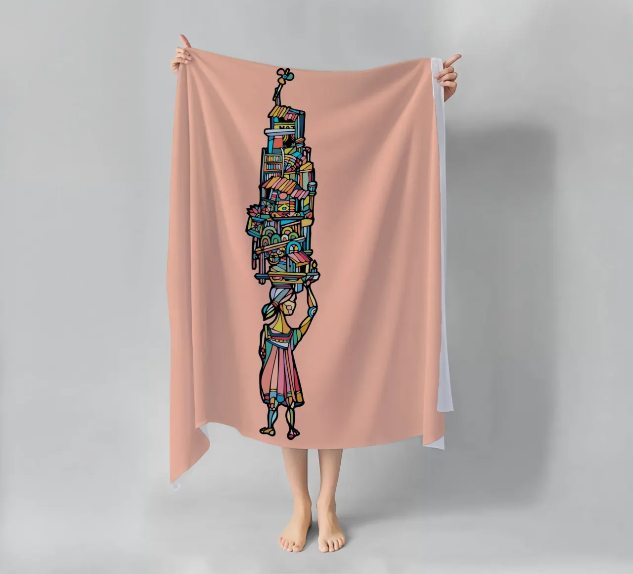 Flô strandhanddoek van Ninhol