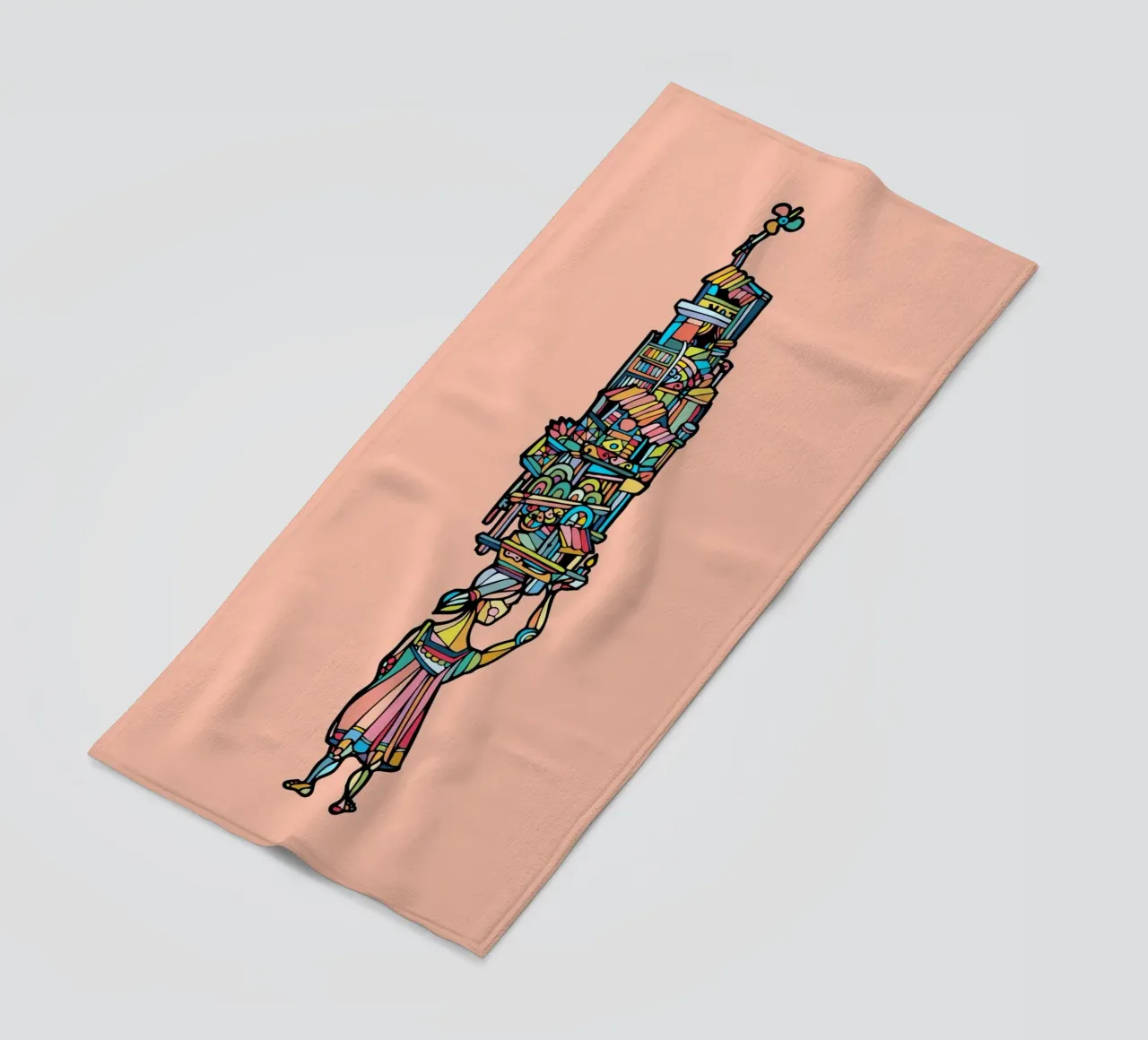 Flô strandhanddoek van Ninhol