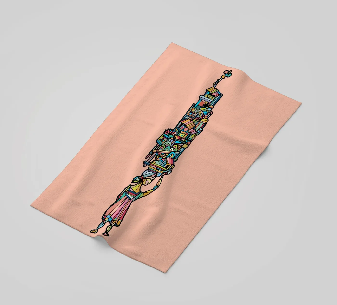 Flô beach towel by Ninhol