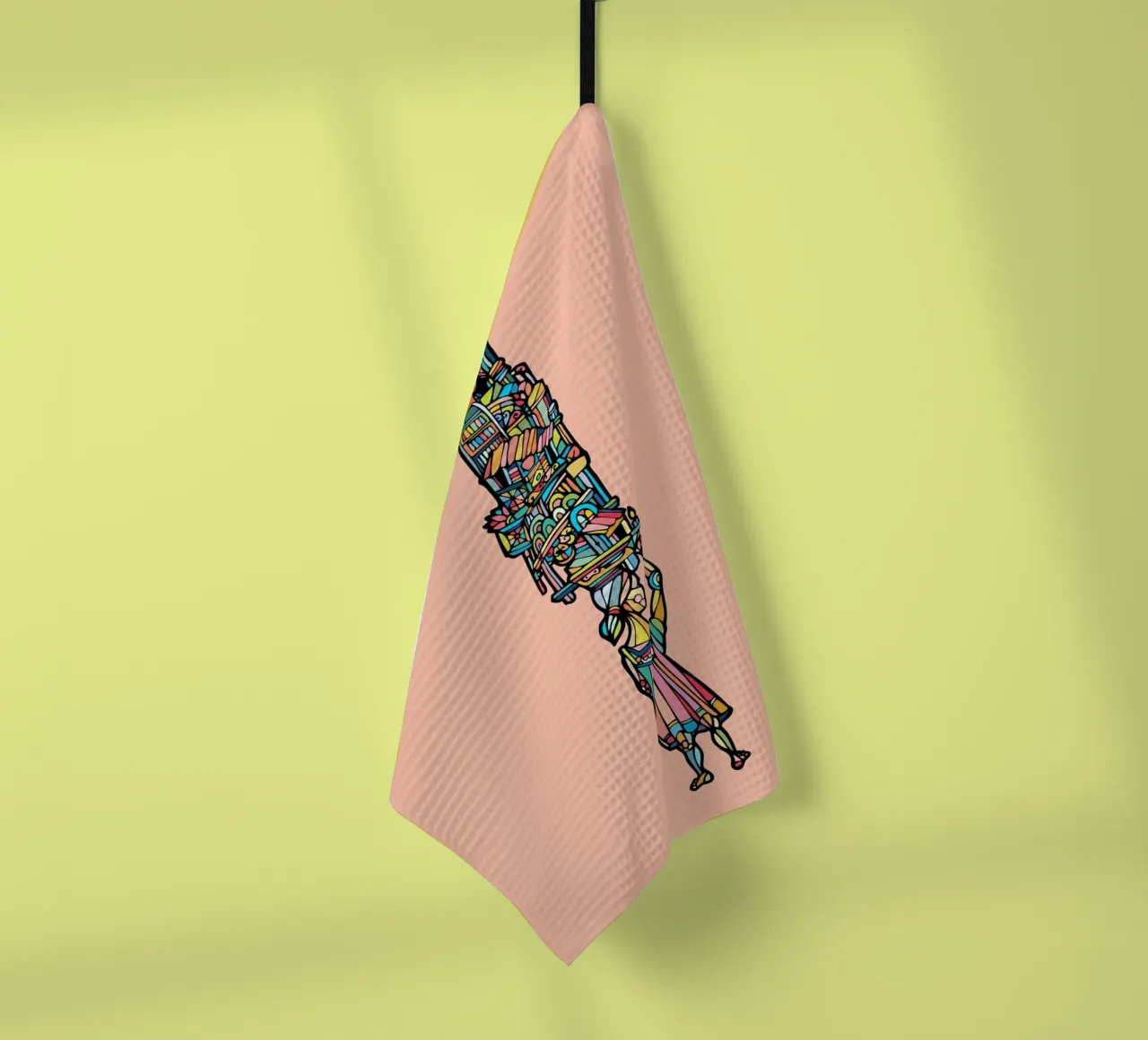 Flô tea towel by Ninhol