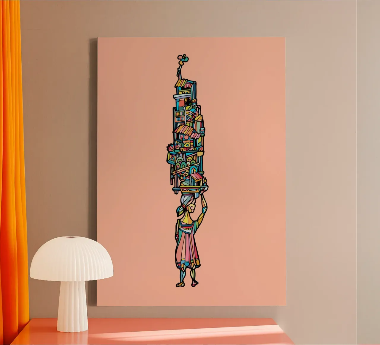 Flô canvas van Ninhol