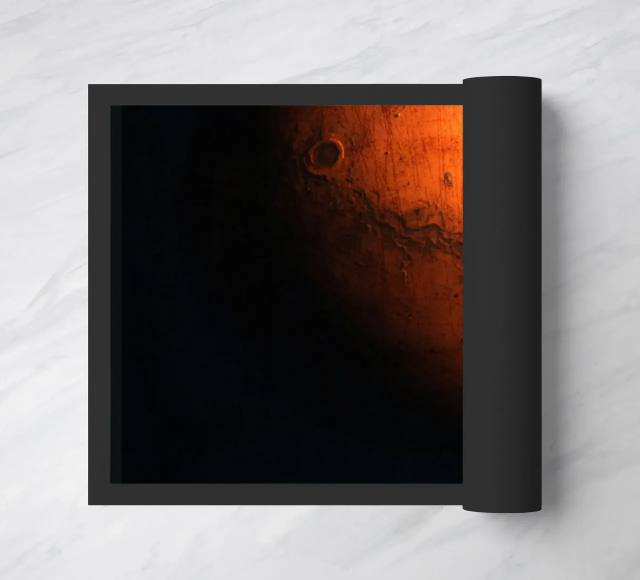 Mars Planet In the solar system doormat by Ashley Studio