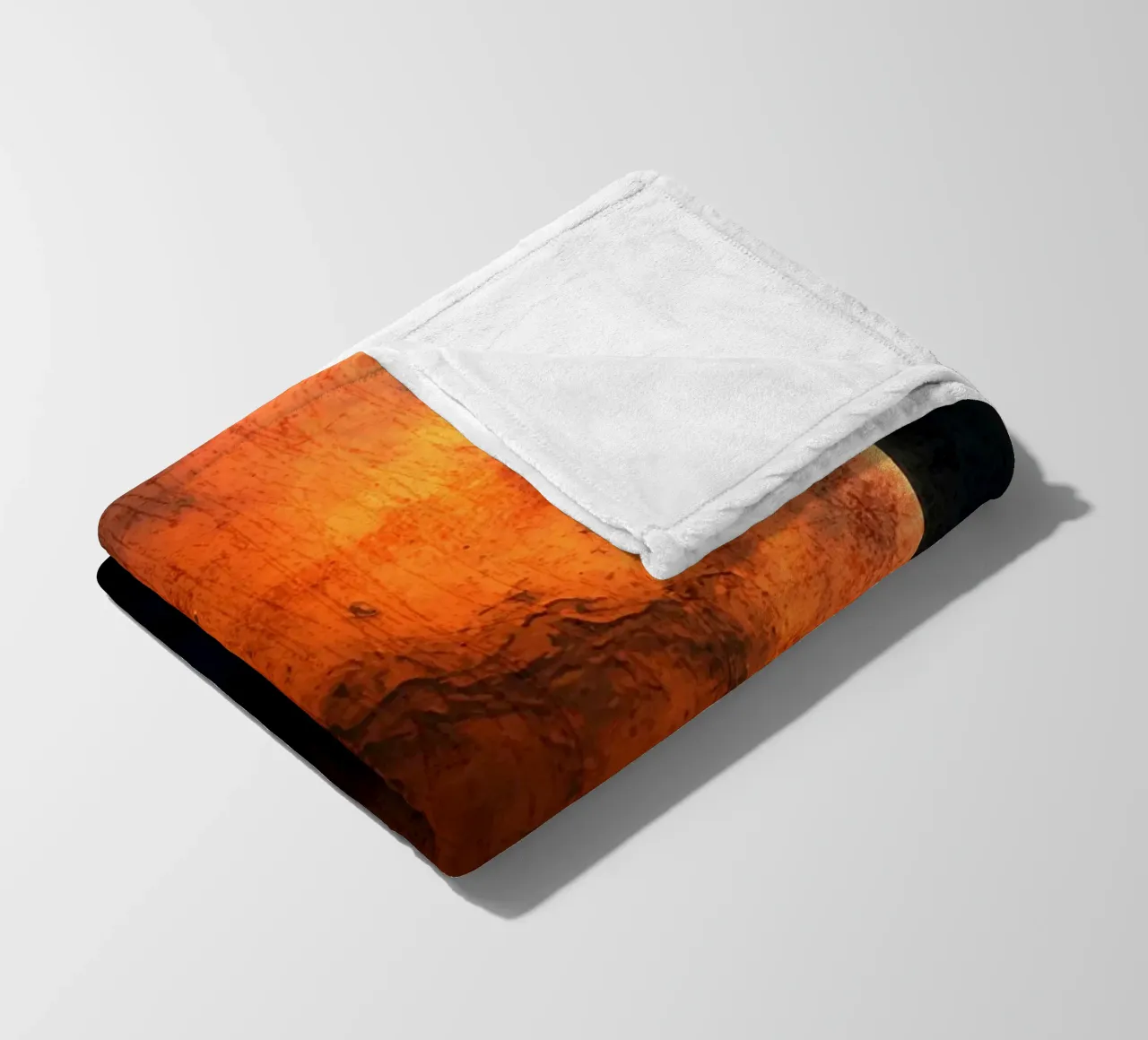 Mars Planet In the solar system fleece blanket by Ashley Studio