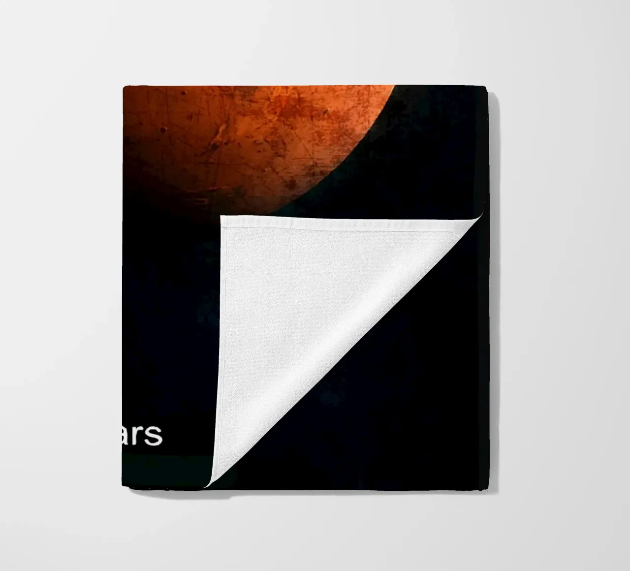 Mars Planet In the solar system beach towel by Ashley Studio