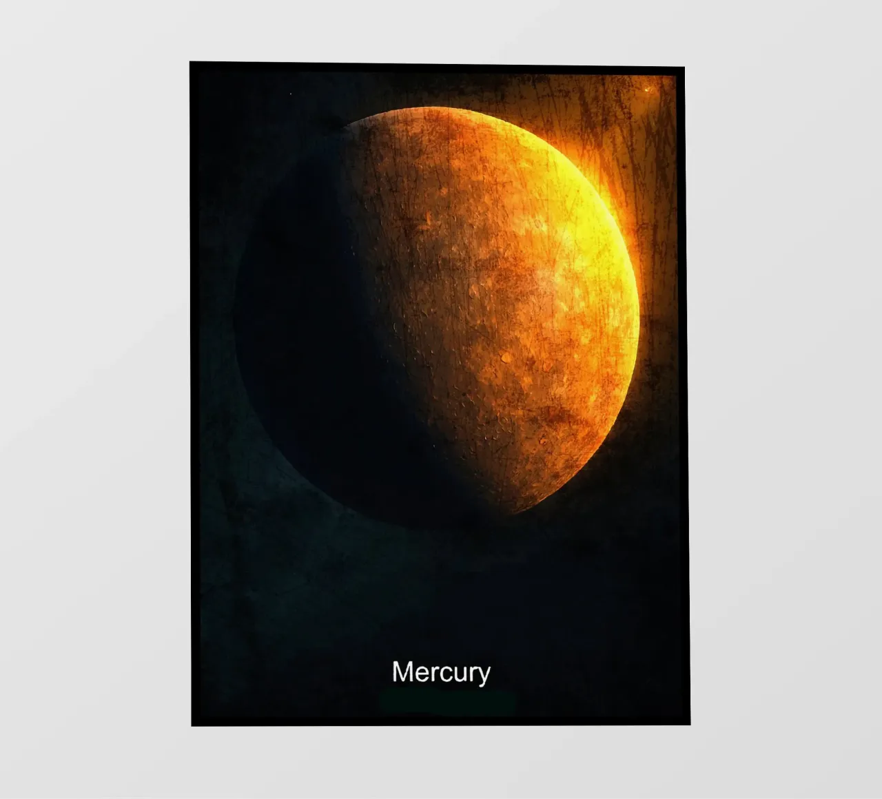 Mercurio Pianeta Nel sistema solare telo in pvc da Ashley Studio