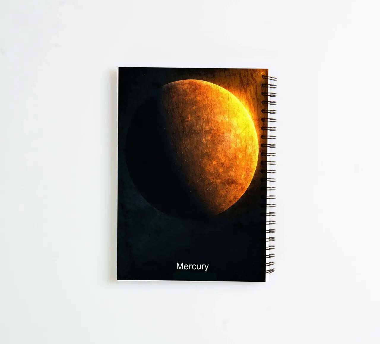 Mercury Planet In the solar system spiral notebook by Ashley Studio
