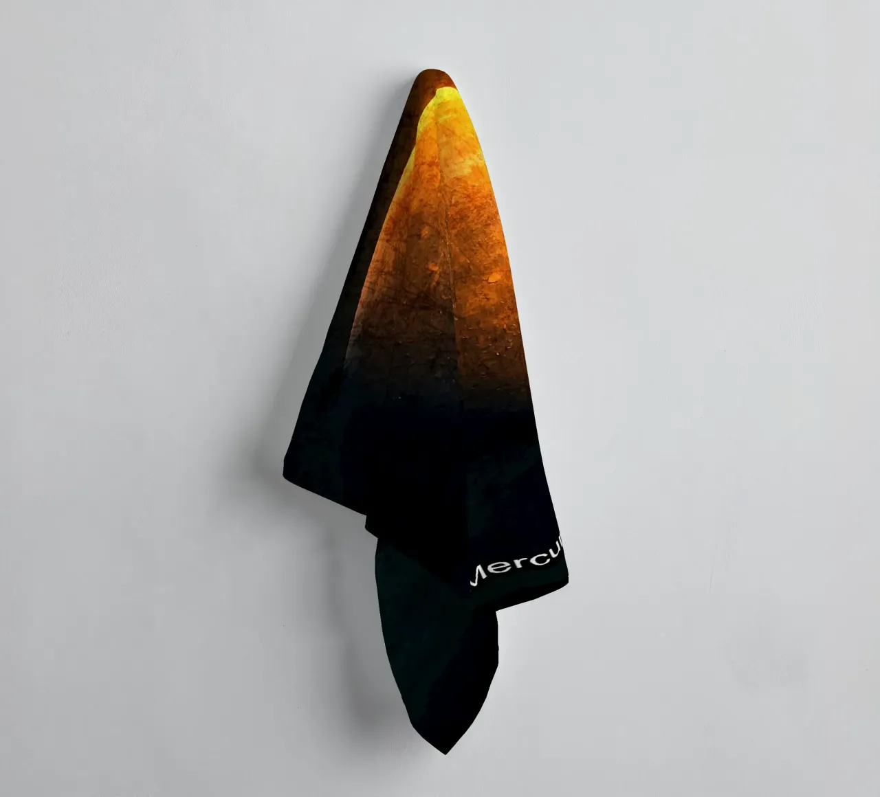 Mercurius Planeet In het zonnestelsel badhanddoek van Ashley Studio