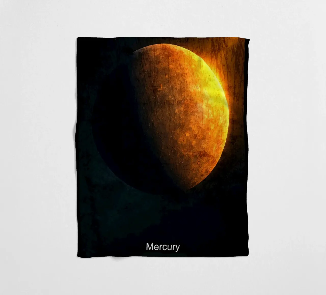 Mercurio Pianeta Nel sistema solare coperta in pile da Ashley Studio