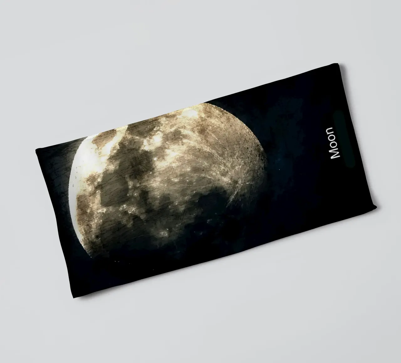 Luna nello spazio Nel sistema solare asciugamano da bagno da Ashley Studio
