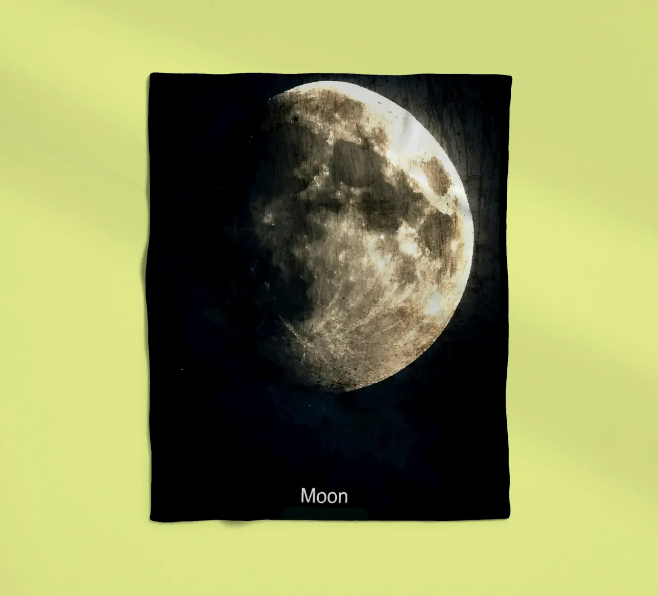 Luna nello spazio Nel sistema solare coperta in pile da Ashley Studio