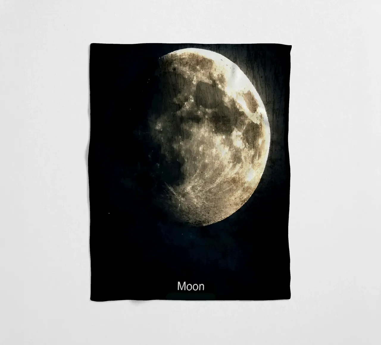 Luna nello spazio Nel sistema solare coperta in pile da Ashley Studio