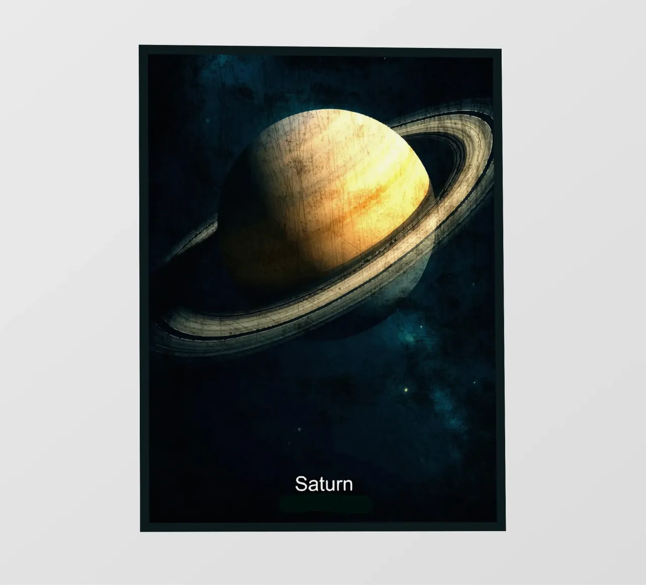 Saturno Pianeta Nel sistema solare telo in pvc da Ashley Studio