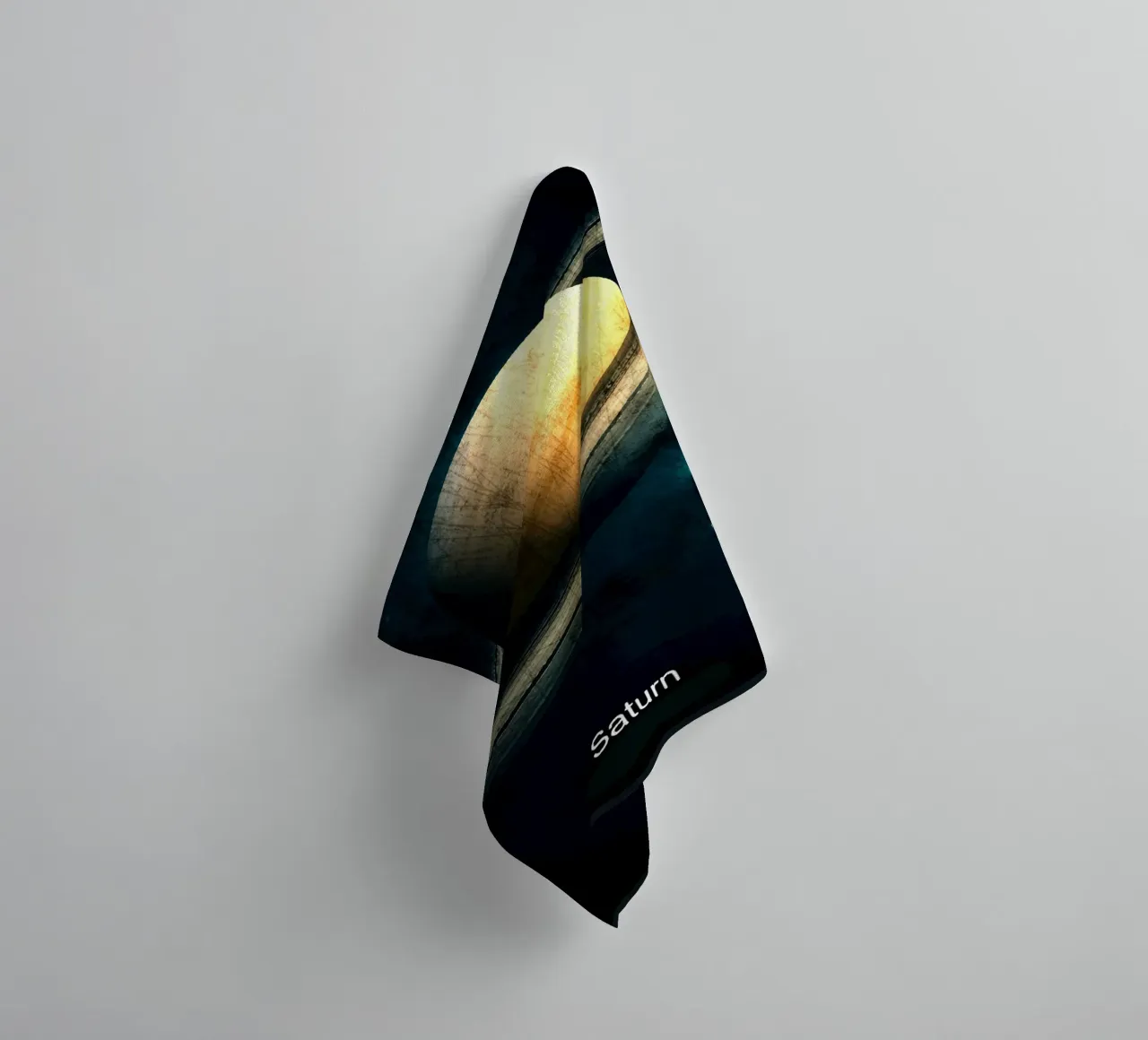Saturne Planète Dans le système solaire serviette de bain de Ashley Studio